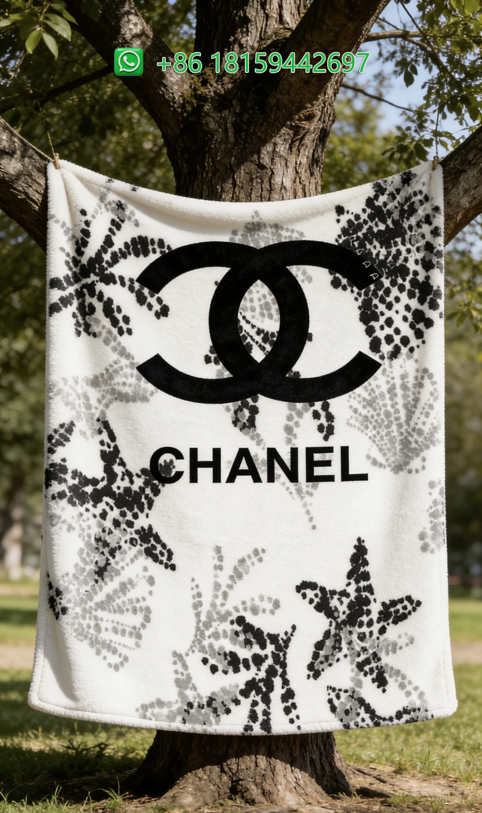 Chanel Throw Blankets